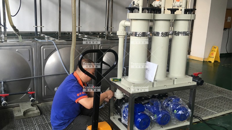 創(chuàng)升耐酸堿化學(xué)鍍液過濾機